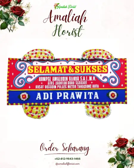Papan Bunga Ucapan Selamat garuda