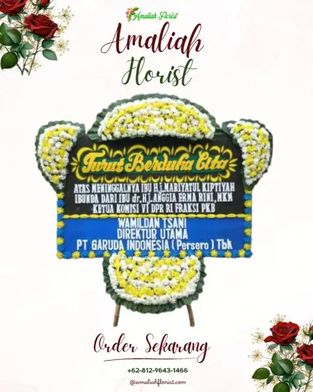 Papan Bunga Duka garuda